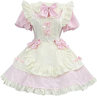 XYGJZ Sweet Short Lolita Dress for Women Halloween Cosplay Costumes Layers Maid Dresses
