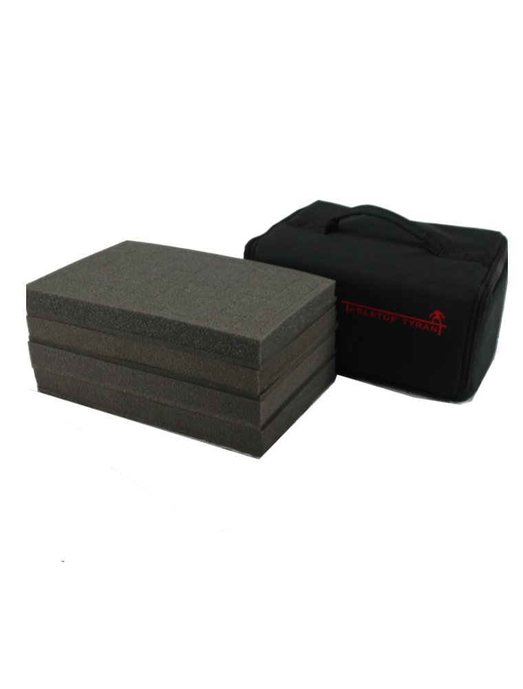 Tabletop Tyrant Skirmisher Figure Case - Can hold 80 25mm Infantry (4 x 25mm Pluck Foam)