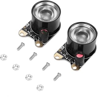 Akozon Infrared LED Light 1 Pair LED Fill Lights 3W Illuminator For Raspberry Pi 3/2/B+ Infrared 850IR Night Vision Camera Module