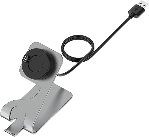 Cargador compatible con Garmin Venu 33S, para Vivoactive 54, Forerunner 745945935, para Fenix 77S7X7 Pro7X Pro Smart Watch Soporte de carga de metal