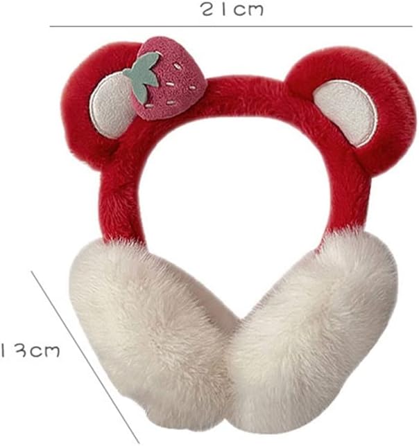 XBWEI Cute Plush Warm Earmuffs Women's Winter Cycling Ear Protection Cold and Windproof Earmuffs Earmuffs Ear Warmer Earmuffs : Clothing, Shoes & Jewelry