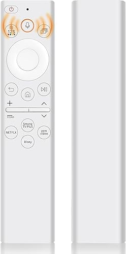 Vista 10 de Paquete de 2 unidades de control remoto de repuesto para Samsung TV, compatible con todos los televisores Samsung TV, LED, QLED, UHD, SUHD, HDR