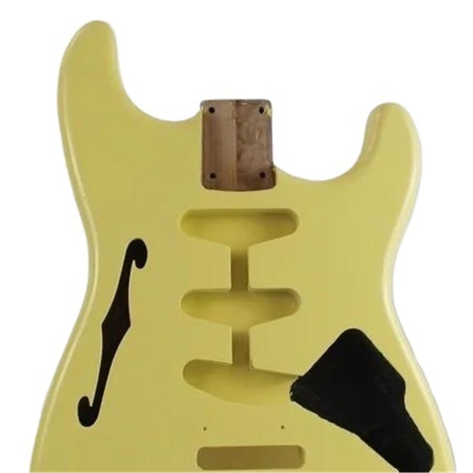 Corpo Della Chitarra Corpo Per Chitarra Elettrica In Ontano Con Foro A F Semi Cavo ST