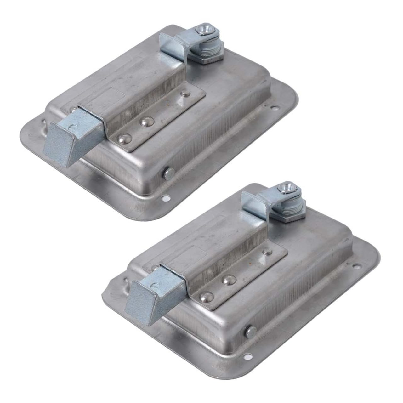 SOLUSTRE Anhängerschlösser aus Edelstahl mit Staubdichtem Heavy Duty Design 2 Stück für Mechanische Lkws und Boxen Geeignet für Schlechte Arbeitsbedingungen