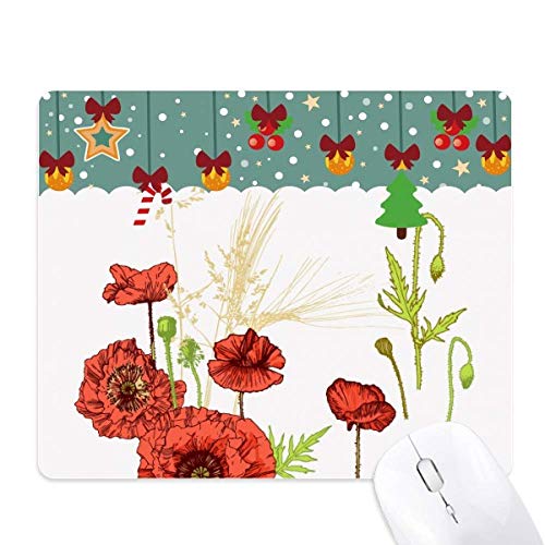 Alfombrilla de ratón con diseño artístico de amapolas silvestres