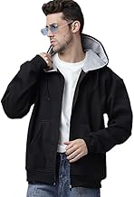 BE SAVAGE Long Sleeves Oversized Hooded Neck Zipper Baggy Hoodie Drop Shoulder Jacket for Men's