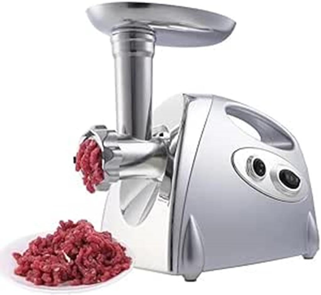 Amazon | ミートグラインダー、電動ミートグラインダー、500W