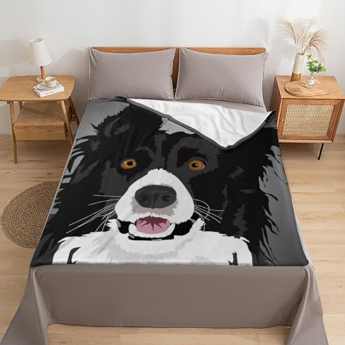 Couverture polaire chien aquarelle douceur infinie pour lit cocon - 6