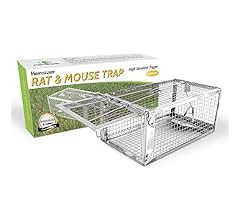 Kensizer Small Animal Humane Live Cage Rat Mouse Chipmunk Mice Voles Hamsters Trap That Work for Indoor and Outdoor, Catch …