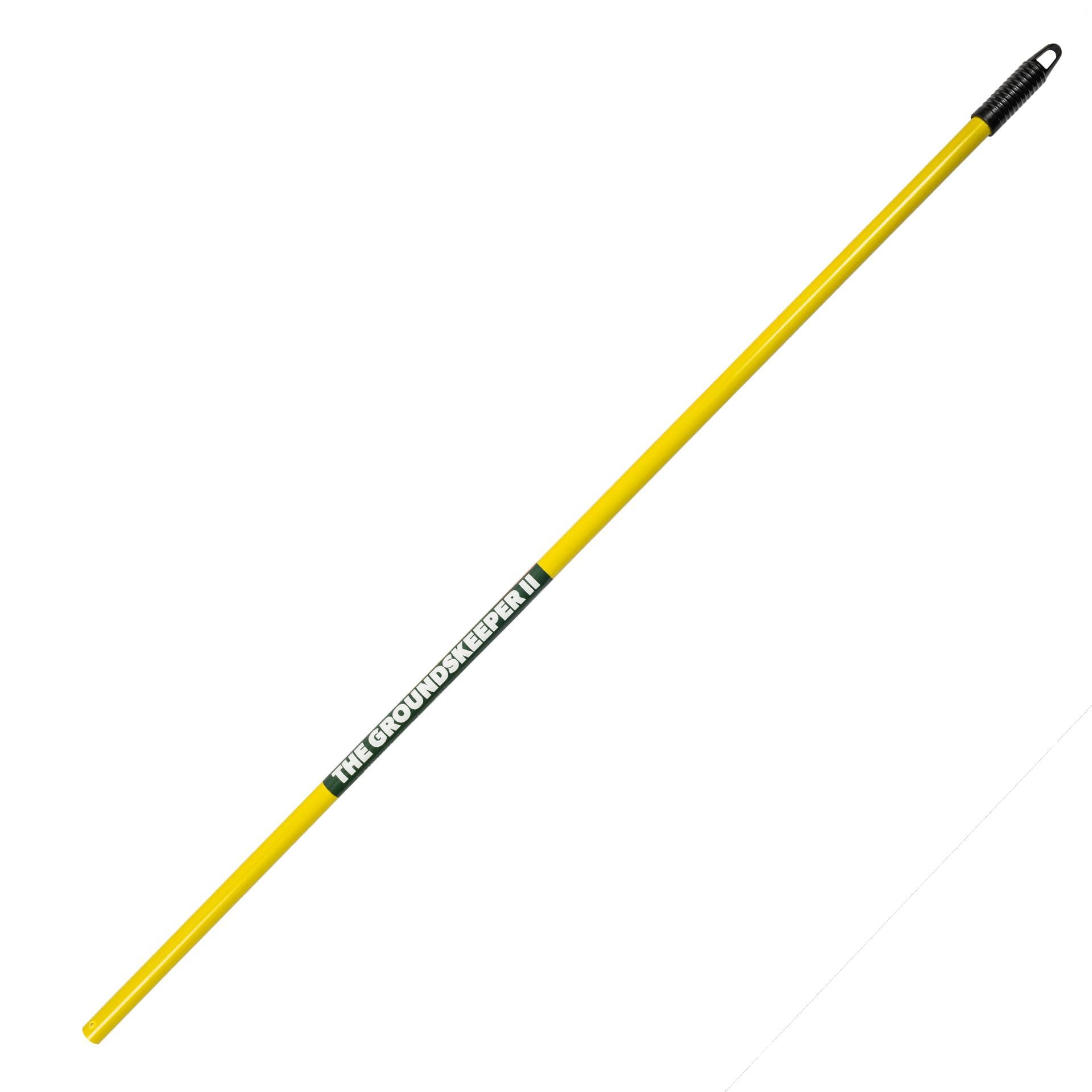 THE GROUNDSKEEPER II 55-inch Lightweight Fiberglass Replacement Rake Handle Only (Yellow)
