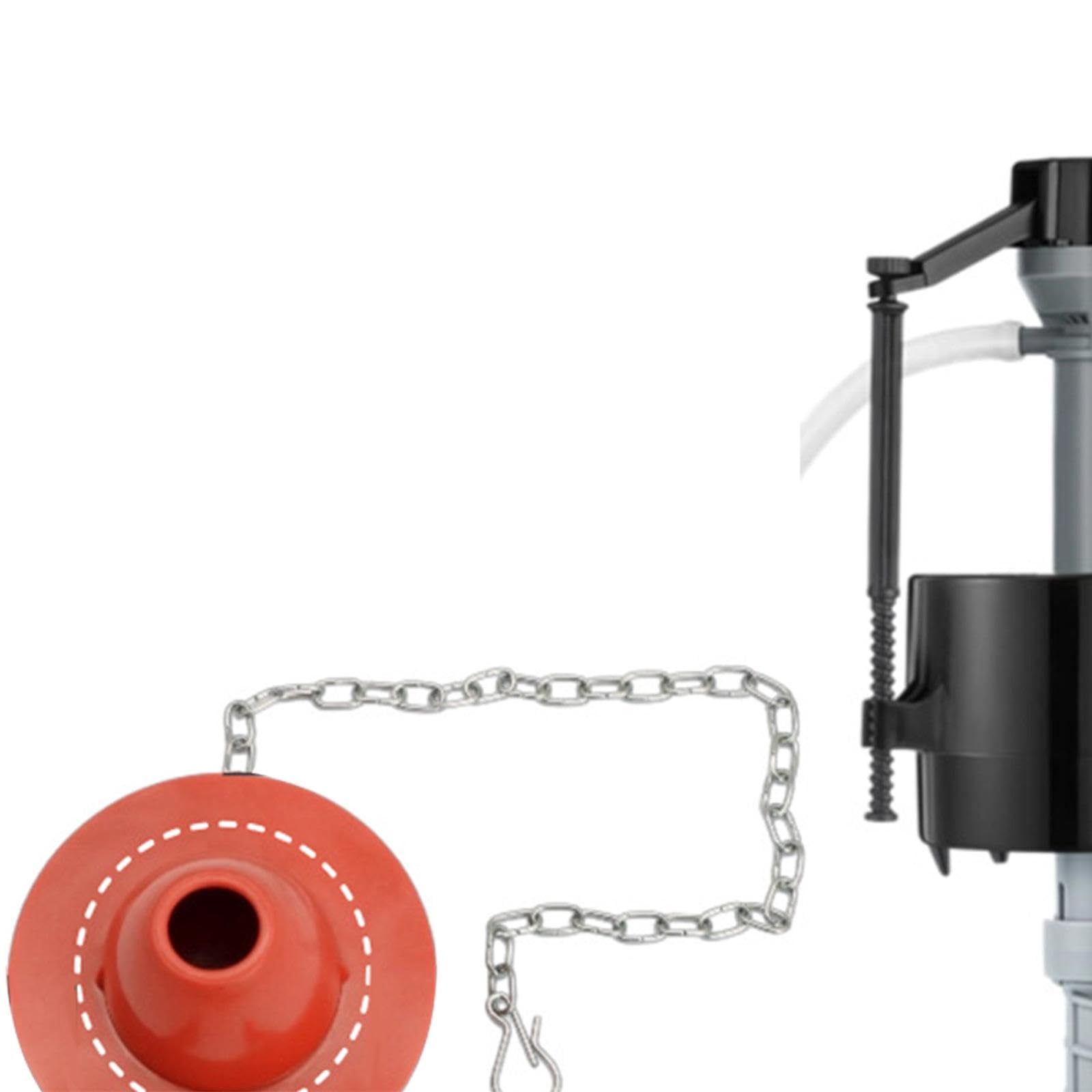 Válvula de Llenado para Inodoro Kit de Ajuste Regulable Universal Repuesto para Tanque Conjunto de Montaje de Entrada Material Metálico Apto, Rojo T4201