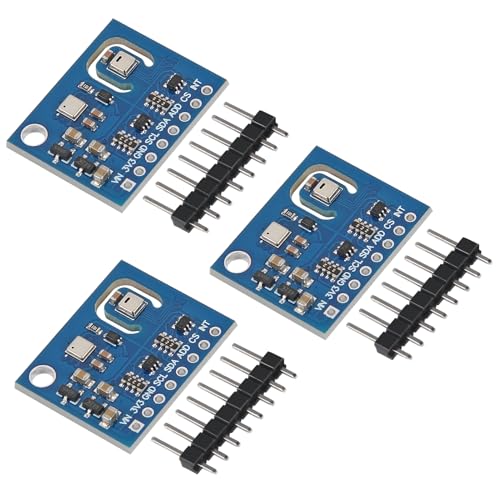 3pcs ENS160+AHT21 Carbon Dioxide Sensor CO2 eCO2 VoCs TVOC Gas Sensor Temperature Humidity Sensor Air Quality Monitoring Sensor Replace CCS811 for Arduino