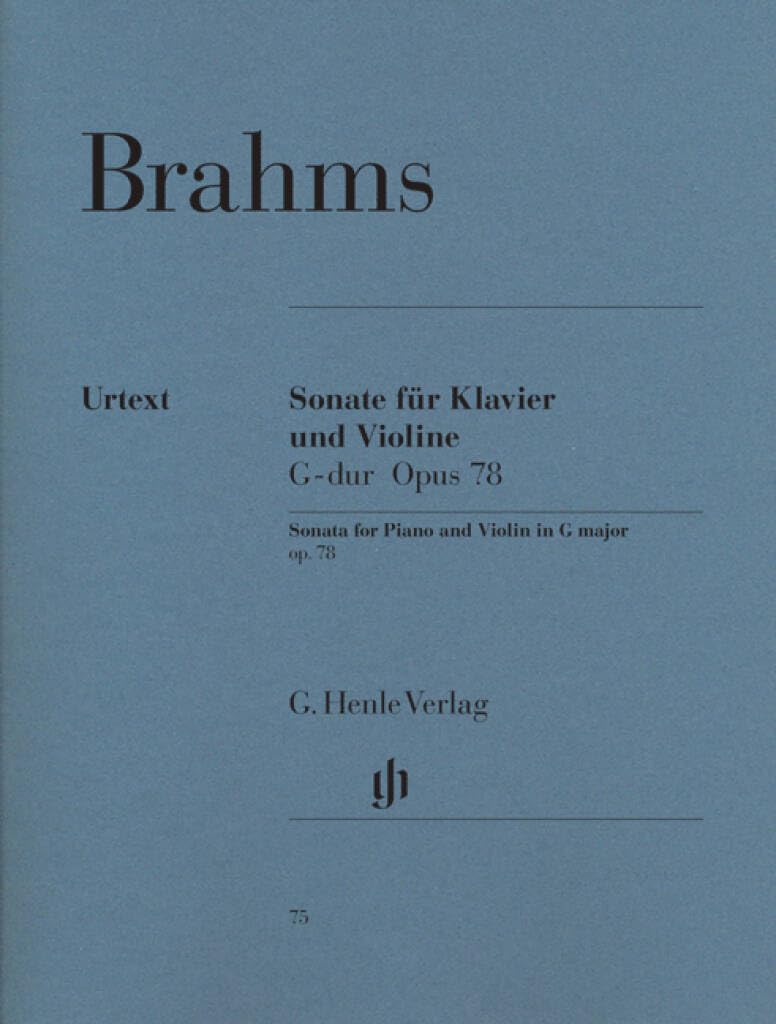 Sonata G major op. 78violin and piano