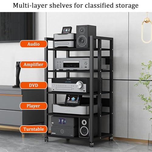 Grand meuble stéréo multifonction pour organiser vos câbles