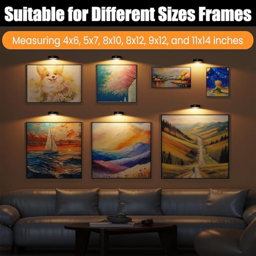 4 luces de imagen con diseño metálico y rotación ajustable 4