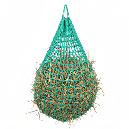 Benimeli Red Caballos para Heno Slow Feeding – Comederos para Caballos con Malla 40x40 mm – Caballos Accesorios para Comer Despacio – Red para Caballo Resistente Anti UV (10 Kg)