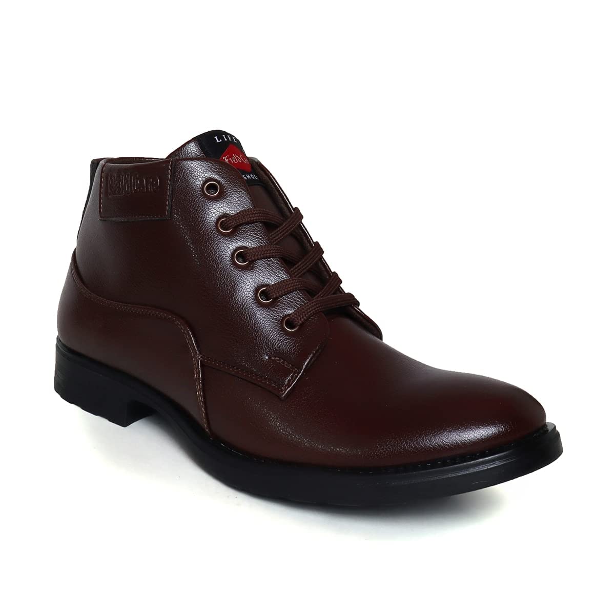 FIELD CARE Mens Casual Formal Uniform Outdoor Fashion Boots for Men (Brown, Numeric_5) (B094Y233NQ) Amazon Price History, Amazon Price Tracker