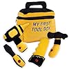 Talking Plush Toy Tool Set for Toddlers | Includes Cuddly Hammer, Handsaw, Screwdriver, Hand Drill, & Zippered Tool Box…