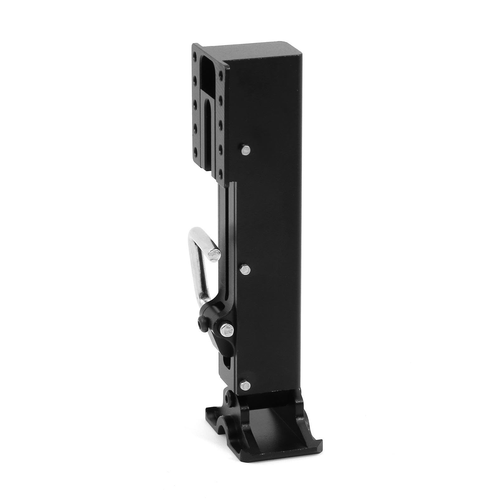 Milageto 2 Piezas Tren de Aterrizaje RC para Remolque 1/14 Patas Telescópicas Repuesto Soporte de Metal Mejorado Accesorios para Camiones a Escala Colecciones