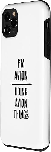 Miniatura 5 de iPhone 11 Pro I'm AVION - Doing AVION Things  Divertido - Primer nombre - Funda