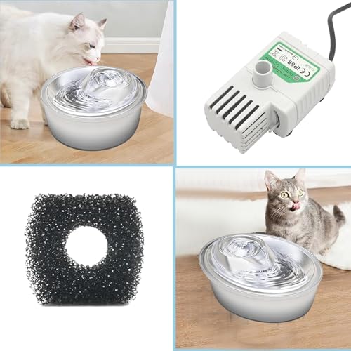 Filtros de esponja para fuente de agua automática para gatos 2L miniatura 2