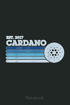 Cardano ADA Cryptocurrency Crypto Currency Blockchain Retro Notebook Retro Transaction Log Ledger, Air Drop Tracker, Passwords Book for New and Experienced Traders 6x9 110 Page Gift Journal