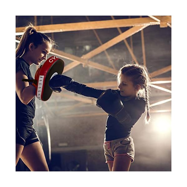 Boxing-Pads-Curved-Focus-Punching-Mitts-Training-Hand-Target-Pads-Gloves-Training-Focus-Pads-for-Kickboxing-Karate-Muay-Thai-Kick-Sparring-Dojo-Martial-Arts-Punch-Mitts-for-Kids-Men-Women Boxing Pads Curved Focus Punching Mitts Training Hand Target Pads Gloves Training Focus Pads for Kickboxing, Karate, Muay Thai Kick, Sparring, Dojo, Martial Arts Punch Mitts for Kids, Men, Women