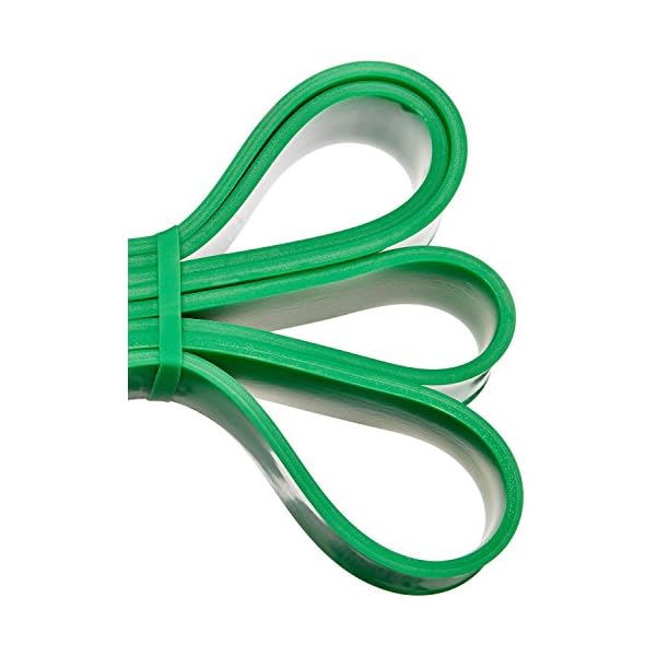 Amazon Basics Resistance Pull Up Band for Pull Up Assistance, Muscle Training, Body Stretching and Home Workouts, 1-3/4 Inches, 50 to 125 Pounds, Green - Image 5