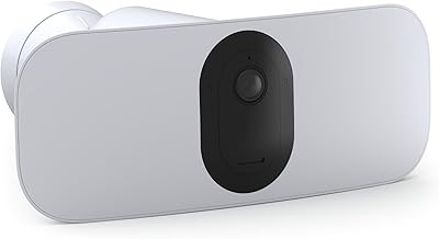 Arlo Pro 3 Floodlight Wireless Camera, Color Night Vision, Motion Sensor, 2-Way Audio, White, 1-Pack (Renewed)