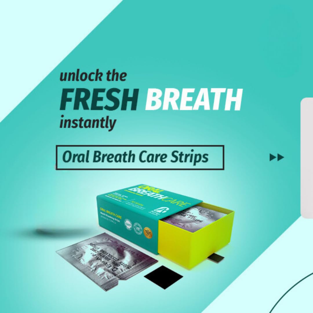 BonAyu Oral Breath Care Mouth Freshener Strips With Menthol For Men And Women, Pure Veg, All Natural (30 Strips) 2