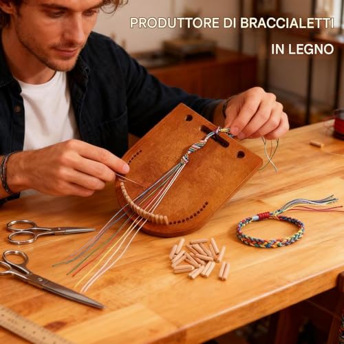 Herramienta para hacer pulseras de la amistad: el regalo de madera creativo para niños 3