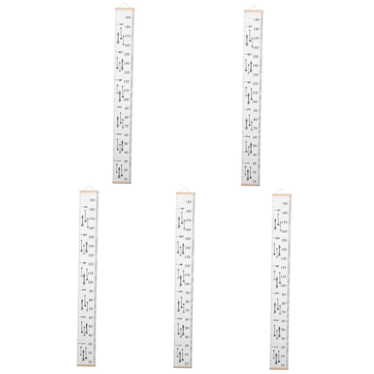 MAGICLULU 5St Höhenlineal Kinderzimmerwanddekoration Kindersichere Wanddekoration -Wachstumsdiagramm Decke Schleife Wand mit Wachstumsdiagrammen für Wachstum Diagramm Holz Weiß