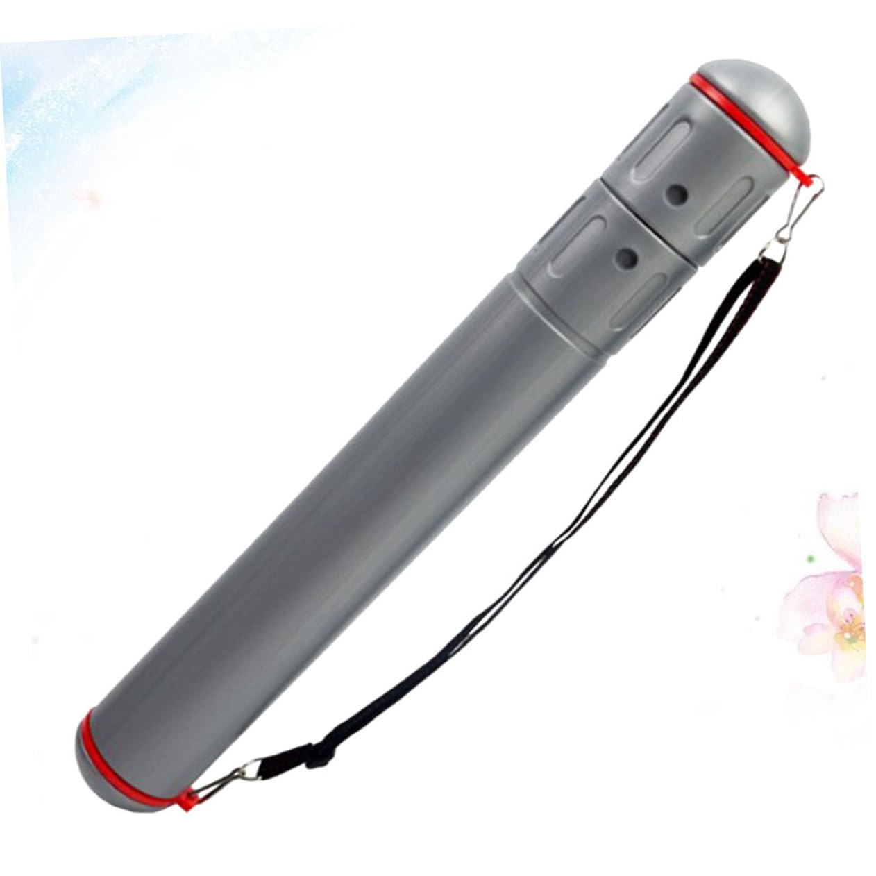Operitacx Telescopic Storage Tube for Drawing and Posters Lightweight Durable Plastic Container and Shoulder Strap Moisture and Drop Design for Artists and Random Color