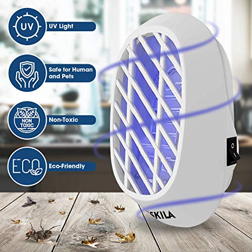 2 Packs Bug Zapper - Inside Mosquito Trap - Mosquito Killer - Indoor Bug Zapper For Home - Fly Trap Indoor - Mosquito Trap - Fruit Fly Killer - Indoor Bug Zapper - Insect Traps Indoor - Bug Light #TOP3