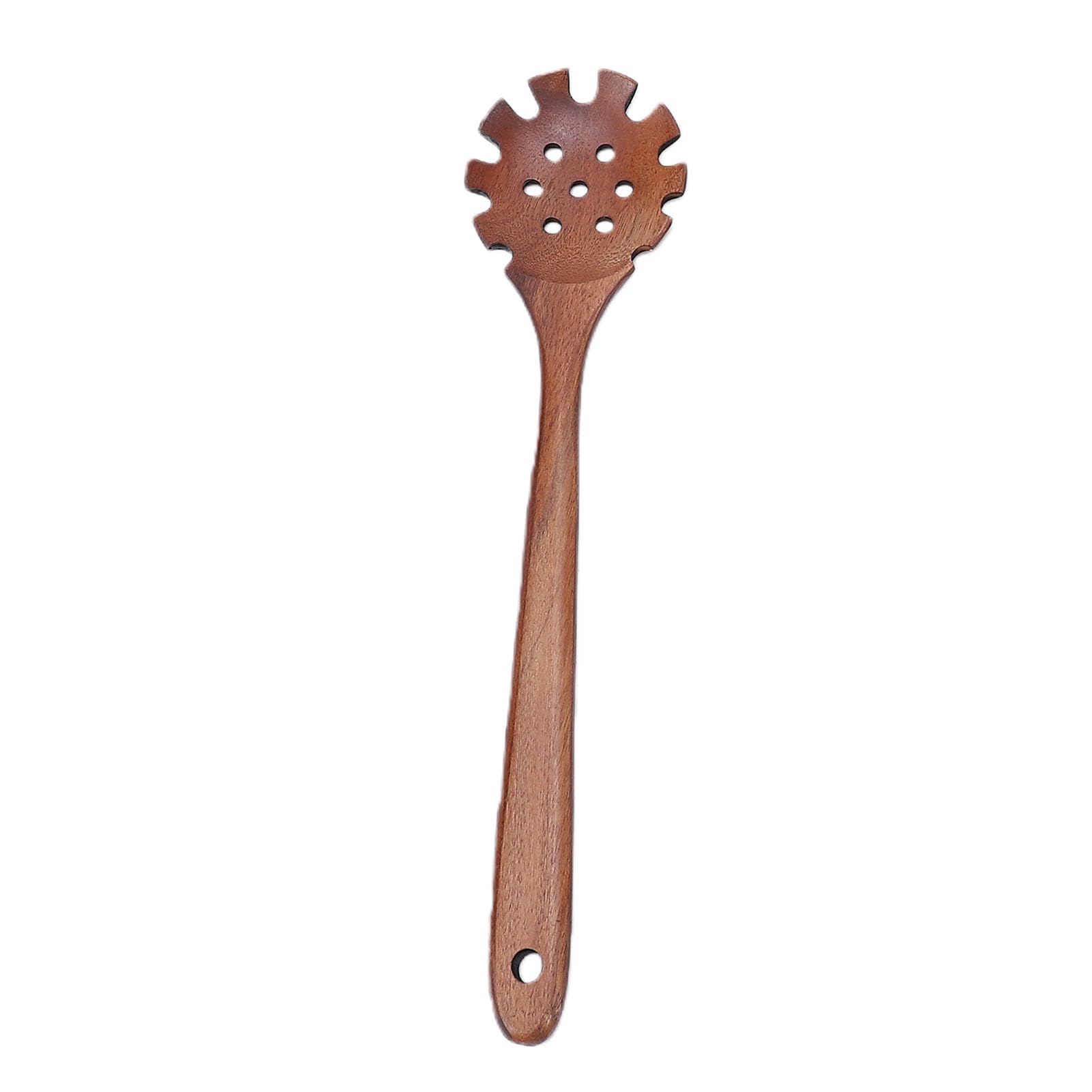 Fockety CuillèRes En Bois Pour La Cuisine, Ensemble D'Ustensiles De Cuisine En Bois De Teck Avec Manche Ergonomique Pour Une Prise En Main Confortable, Ensemble D'Ustensiles De