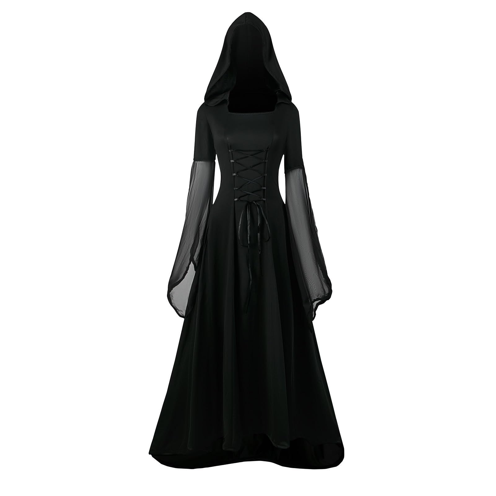 BEAUTELICATE Donna Mantello con Cappuccio in Pelliccia Sintetica Retrò Misto Lana Mantello Poncho Lungo per Medievale Rinascimentale Cosplay Mantello BEAUTELICATE Donna Mantello con Cappuccio in Pelliccia Sintetica Retrò Misto Lana Mantello Poncho Lungo per Medievale Rinascimentale Cosplay Mantello
