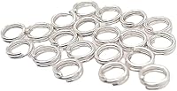 Vista 1 de 20 piezas de anillo redondo dividido de plata de ley de 0.138 in para abalorios y búsqueda de joyas por CRAFT WIRE