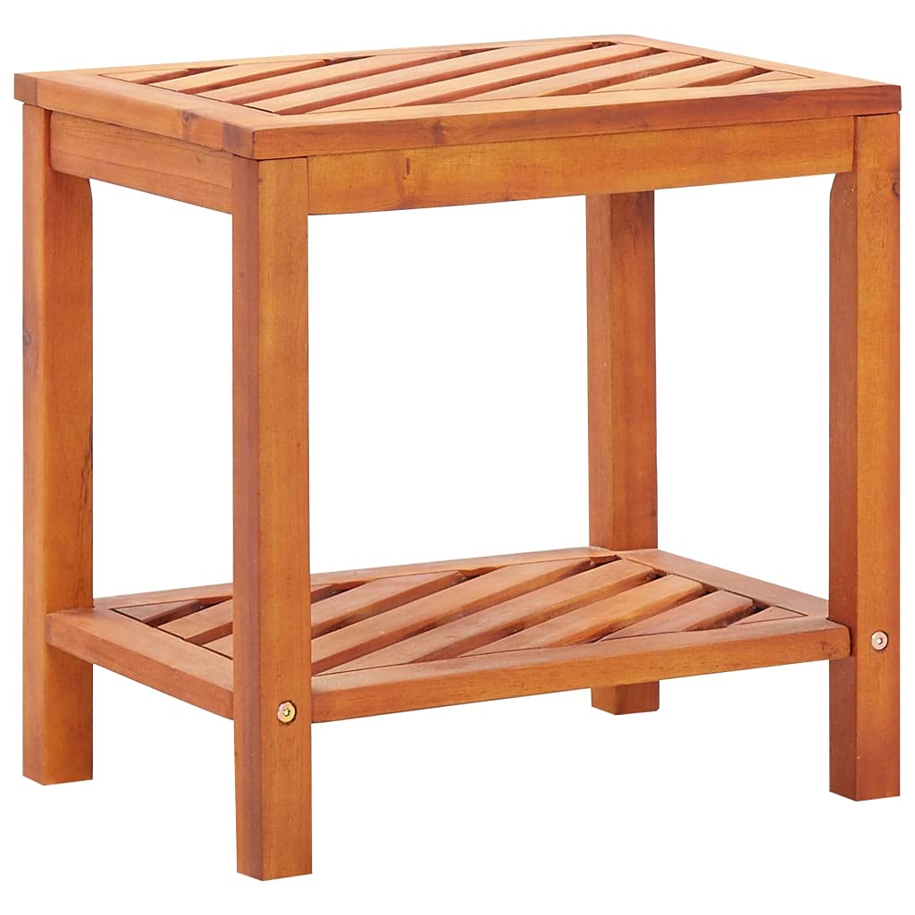 Table basse bois massif Homgoday stable et robuste pour petit salon