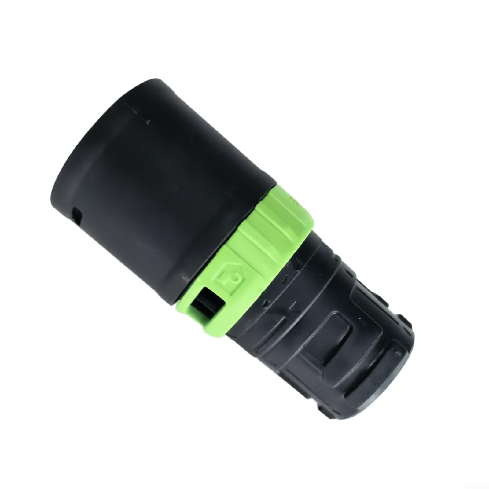 Anschlussmuffe D 27 für Festool DM-AS/CT, grüner Verschlussadapter mit Kunststoff-Metall-Konstruktion für sicheren Schlauchsitz in Werkstätten