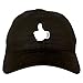 Thumbs Up Emoji Chest Dad Hat Baseball Cap Black