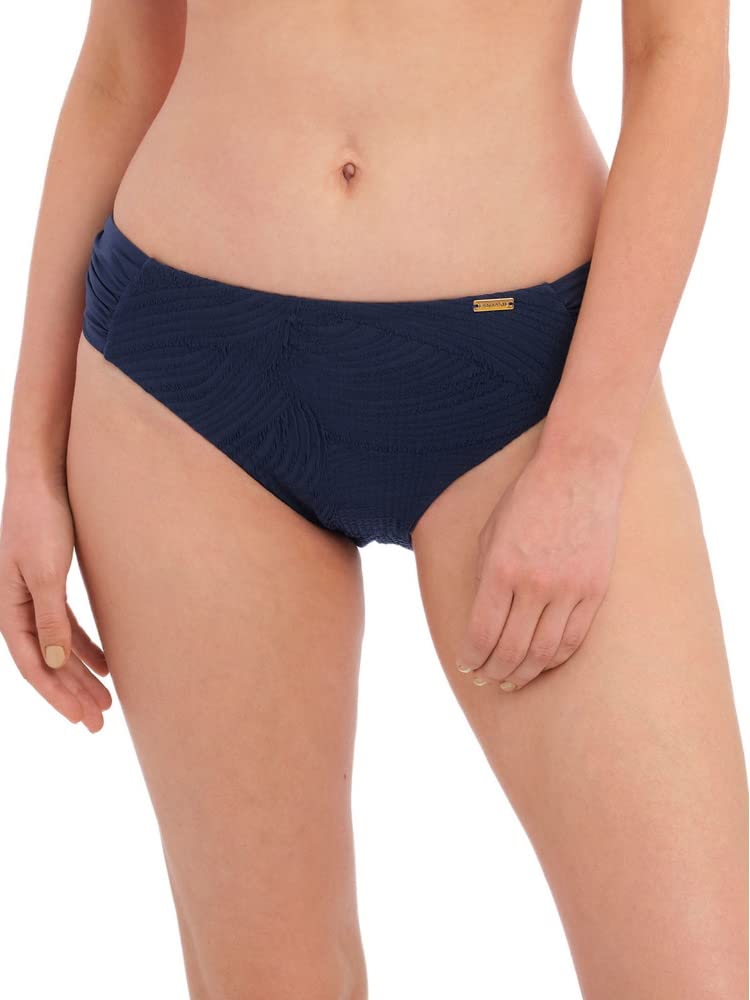 Fantasie Swim Ottawa Mid Rise Gathered Sides Briefs (16, Ink) Blue