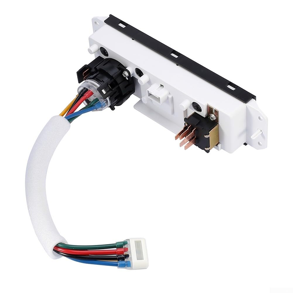Interruttore del pannello di controllo del riscaldatore A/C compatibile con Jeep per Wrangler TJ 1999-2004, OE: 55037473AB, 55037473AB, 55037473AA, 55037612AA, 55056558AA, 55056559AA