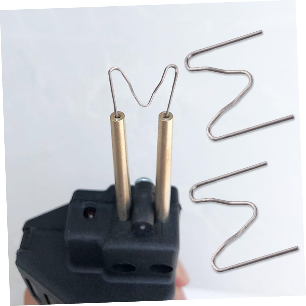 Gatuida 500Pcs Shaped Welding Electrodes for Bumper Repair Plastic Welding Rods for Car Accessories Brazing Wire with Low Melting Point and High Easy to Use Without