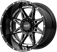 MOTO METAL MO993 Hydra Black w/Milled Accent Wheels 18 In 18x8.5 +18 MO99388568318