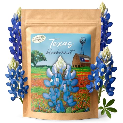 Created By Nature Texas Bluebonnet Seeds 750+ Wildflower Seeds Texas State Flower