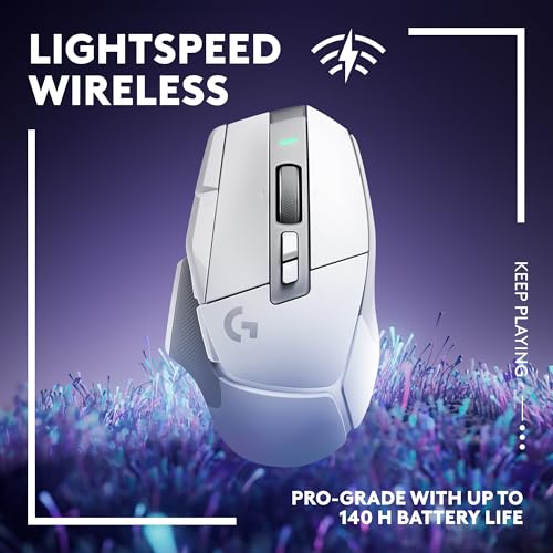 Image of Logitech G502 X Lighstspeed Wireless Gaming Mouse + 10th Anniversary Mousepad Bundle - White
