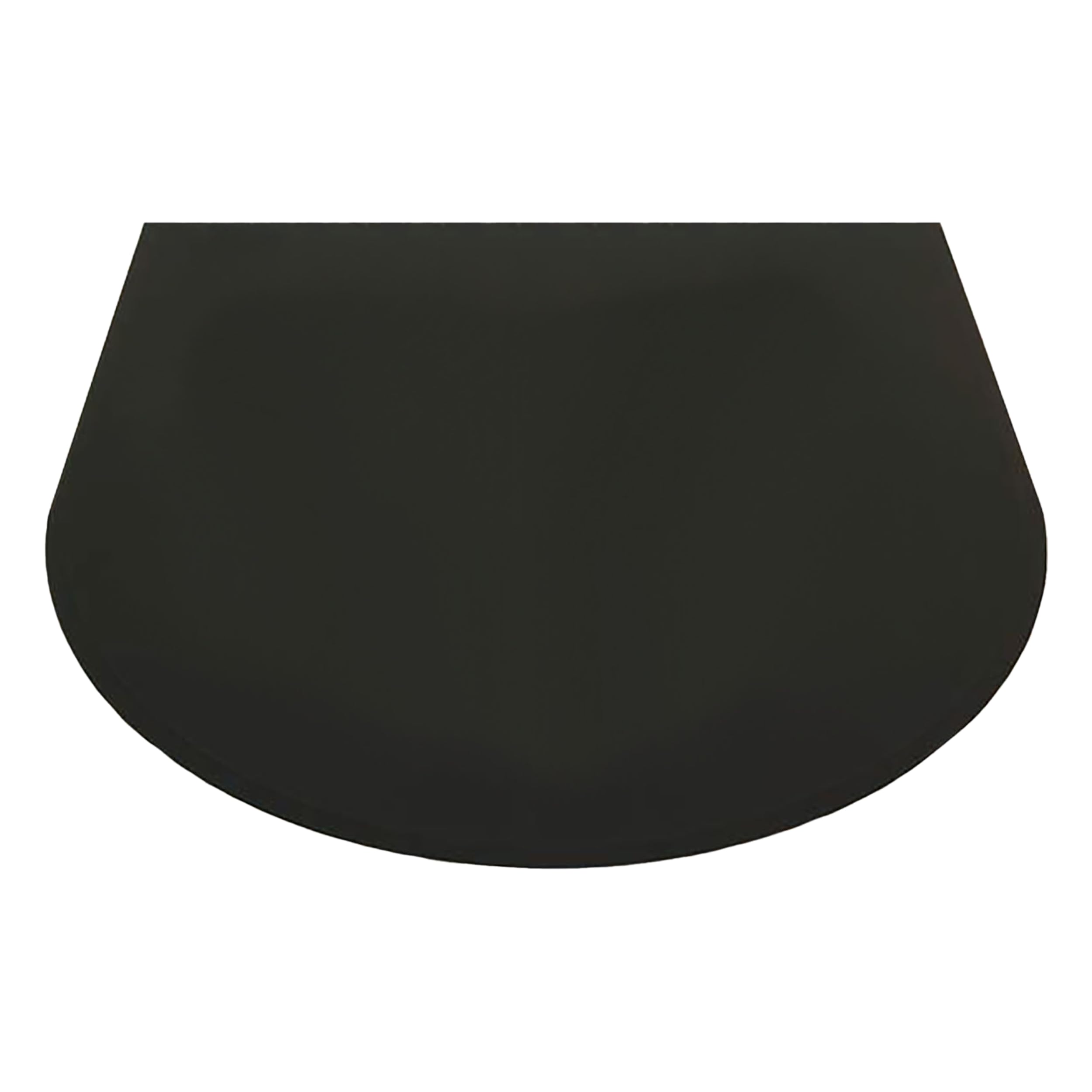 Funkenschutzplatte Metall Halbrund graphit - 1230 x 1300 mm