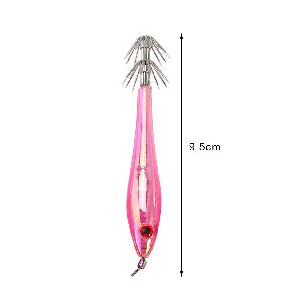 Lot de 6 leurres de pêche en plastique souple pour calamar