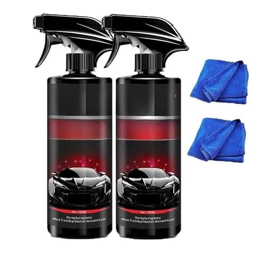 Nano Car Scratch Removal Spray, Nano Quick Coat Restore, 2026 Upgrade Scratch Remover, Quick Paint Restoration, All Cars & Surfaces (2PCS)