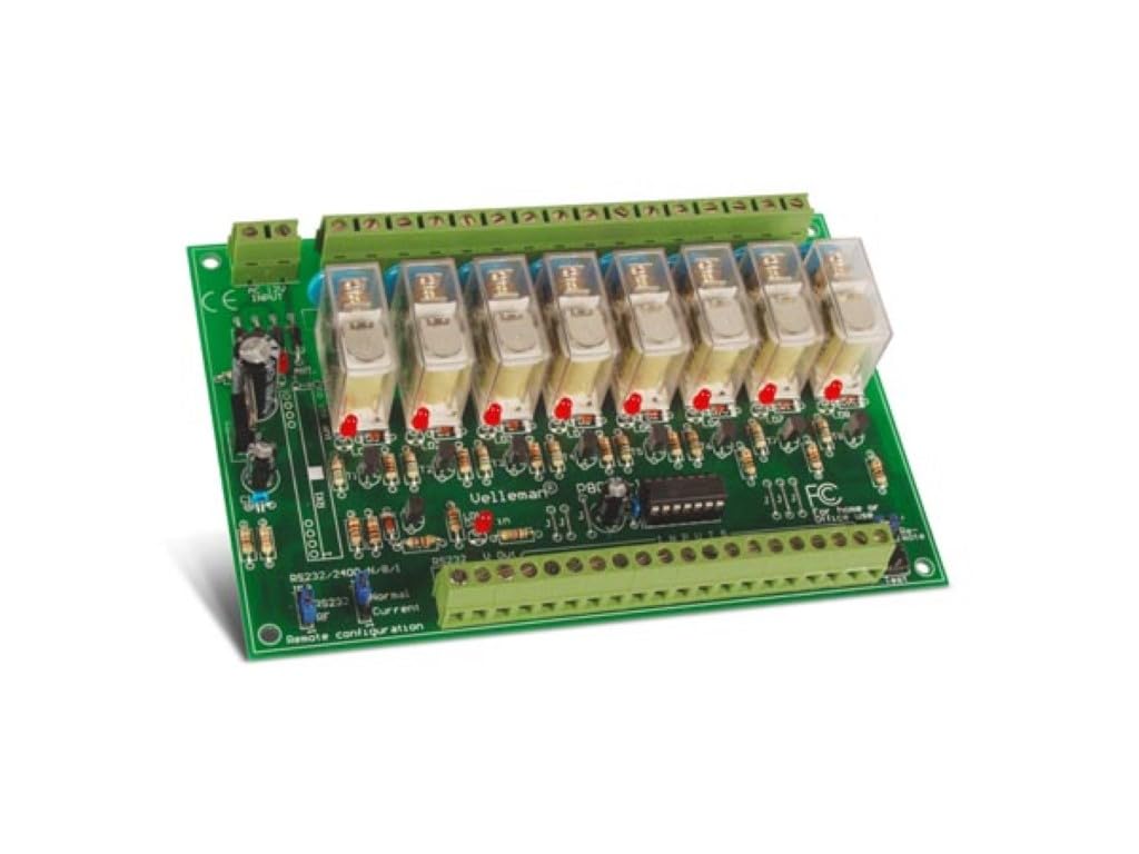 Kit de soudage Whadda pour créer une commande de relais 8 canaux via port RS232